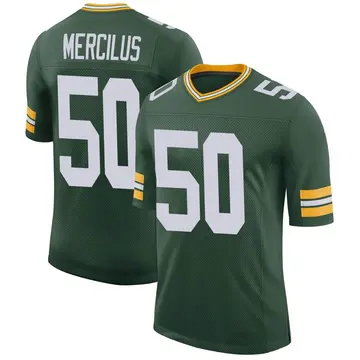 Nike Whitney Mercilus Men's Limited Green Bay Packers Green Classic Jersey