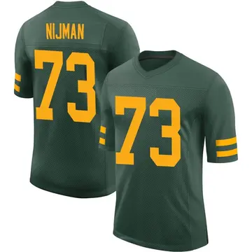 Nike Yosh Nijman Men's Limited Green Bay Packers Green Alternate Vapor Jersey
