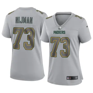 Nike Yosh Nijman Women's Game Green Bay Packers Gray Atmosphere Fashion Jersey
