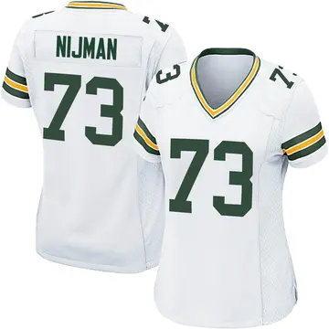 Nike Yosh Nijman Women's Game Green Bay Packers White Jersey